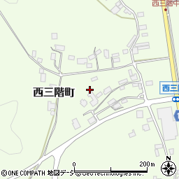 石川県七尾市西三階町ラ周辺の地図