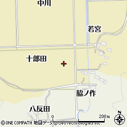 福島県いわき市平下高久十郎田周辺の地図
