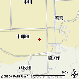 福島県いわき市平下高久（十郎田）周辺の地図