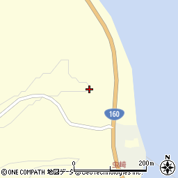 石川県七尾市庵町（カ）周辺の地図
