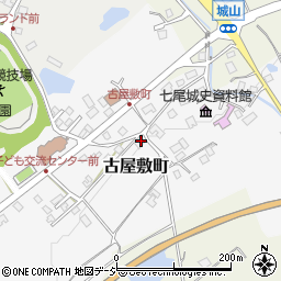 石川県七尾市古屋敷町周辺の地図