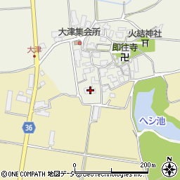 石川県羽咋郡志賀町大津ハ120周辺の地図