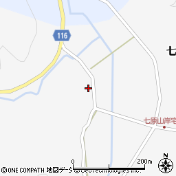 石川県七尾市七原町（ル）周辺の地図
