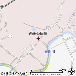 西田公民館周辺の地図