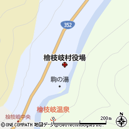 福島県南会津郡檜枝岐村周辺の地図