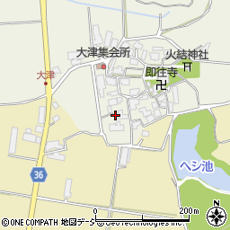 石川県羽咋郡志賀町大津ハ121周辺の地図