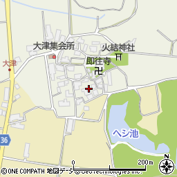 石川県羽咋郡志賀町大津周辺の地図