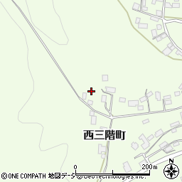 石川県七尾市西三階町（ツ）周辺の地図