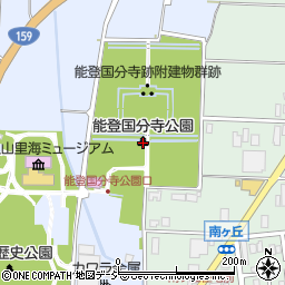 能登国分寺公園周辺の地図