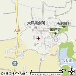 石川県羽咋郡志賀町大津ハ124周辺の地図