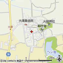 石川県羽咋郡志賀町大津ハ142周辺の地図