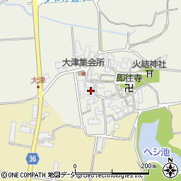 石川県羽咋郡志賀町大津ハ125周辺の地図