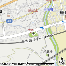 寺地遺跡公園周辺の地図