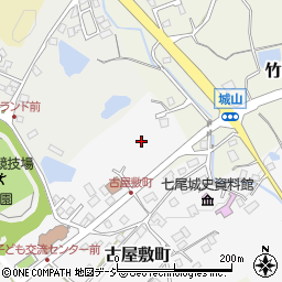 石川県七尾市古屋敷町（ラントウ）周辺の地図