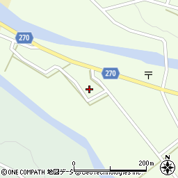 上早川地区公民館周辺の地図
