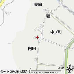 福島県いわき市平下山口内田周辺の地図