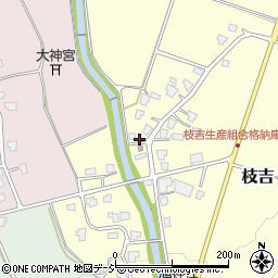 枝吉多目的集会施設周辺の地図