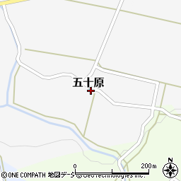 新潟県糸魚川市五十原366周辺の地図
