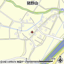 新潟県妙高市猪野山296周辺の地図