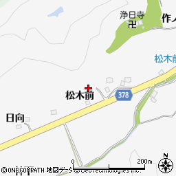 福島県いわき市平上高久（松木前）周辺の地図
