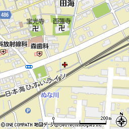ローソン糸魚川田海店周辺の地図
