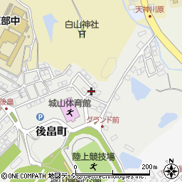 石川県七尾市後畠町ヲ周辺の地図