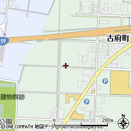 石川県七尾市古府町リ周辺の地図
