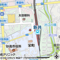 新井信用金庫本店周辺の地図