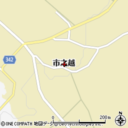 新潟県十日町市市之越周辺の地図
