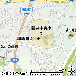 妙高市立新井中央小学校周辺の地図