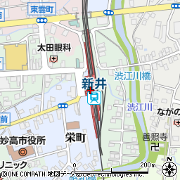 新井駅周辺の地図
