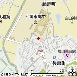 石川県七尾市後畠町ニ周辺の地図