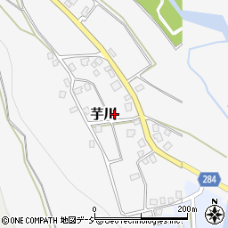 新潟県十日町市芋川周辺の地図
