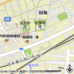 新潟県糸魚川市田海663周辺の地図