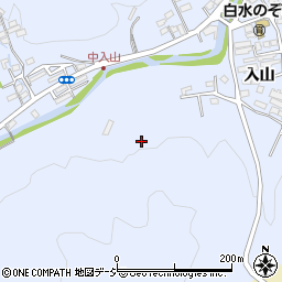 福島県いわき市内郷白水町入山周辺の地図