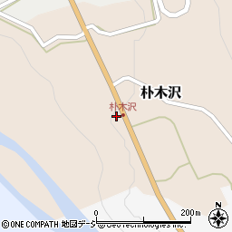 朴木沢集落開発センター周辺の地図