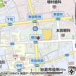 第四北越銀行新井支店周辺の地図
