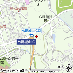 セブンイレブン七尾城山インター店周辺の地図