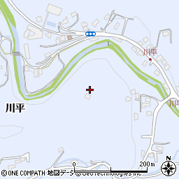 福島県いわき市内郷白水町川平周辺の地図