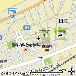 新潟県糸魚川市田海610周辺の地図