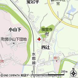 福島県棚倉町（東白川郡）関口（四辻）周辺の地図