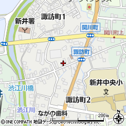 新潟県妙高市諏訪町周辺の地図