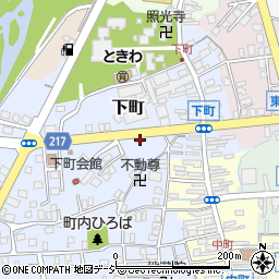 新潟県妙高市下町周辺の地図