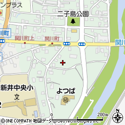 新潟県妙高市関川町周辺の地図