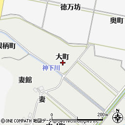 福島県いわき市平下山口大町周辺の地図
