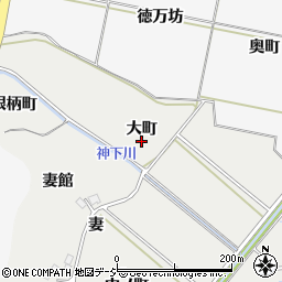 福島県いわき市平下山口（大町）周辺の地図