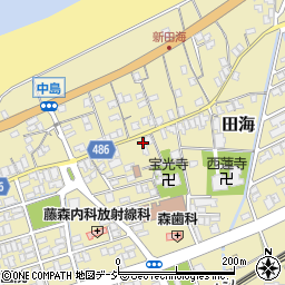新潟県糸魚川市田海615周辺の地図