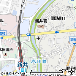 新渋江川橋周辺の地図
