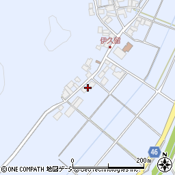 石川県七尾市伊久留町マ周辺の地図