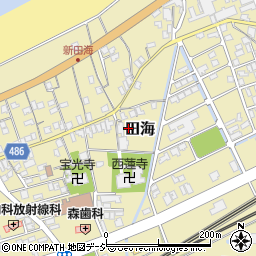 〒949-0303 新潟県糸魚川市田海の地図